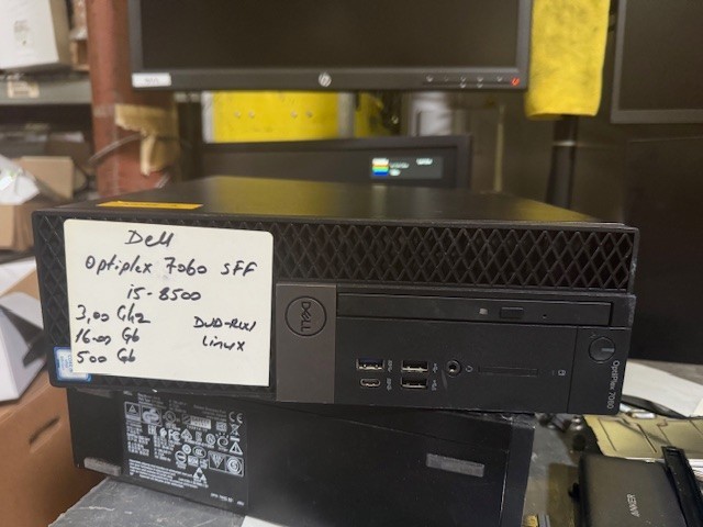 Dell OptiPlex 7060 SFF Intel I5 8500 3.0Ghz 16GB 500GB DVDRW Linux
