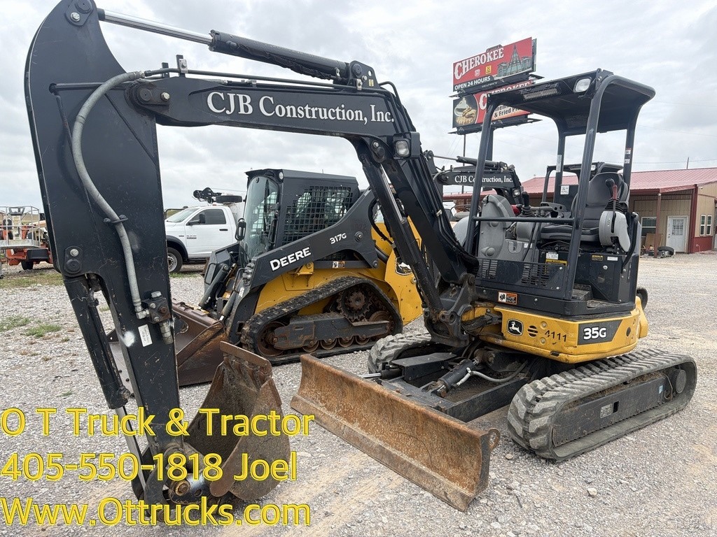 2023 John Deere 35G Mini Excavator Track Hoe 24 Hp 10Ft Dig Depth Used