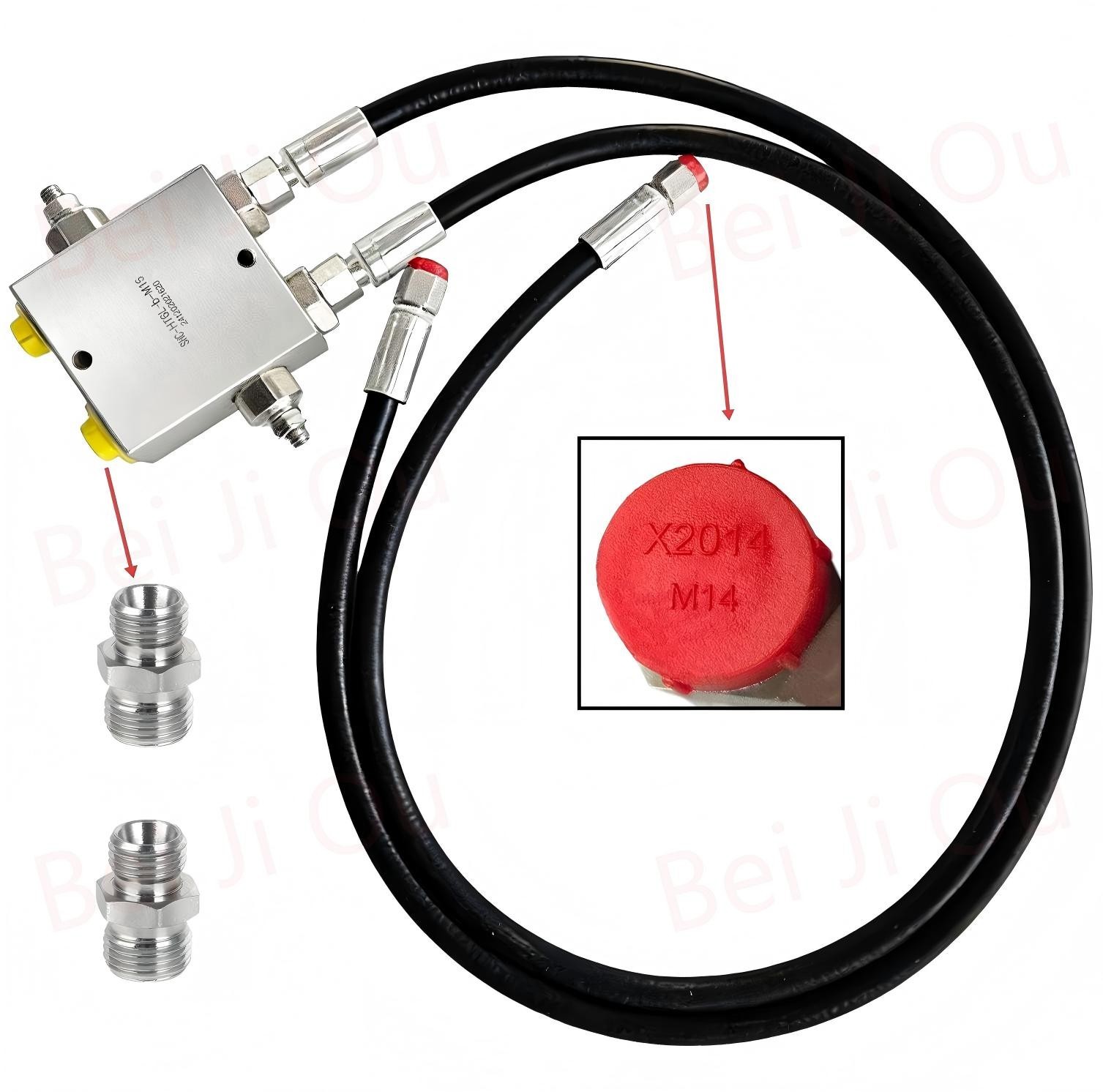 For  Mini Excavator Cushion Valve Kit Swivel  Motor  Assembled Complete