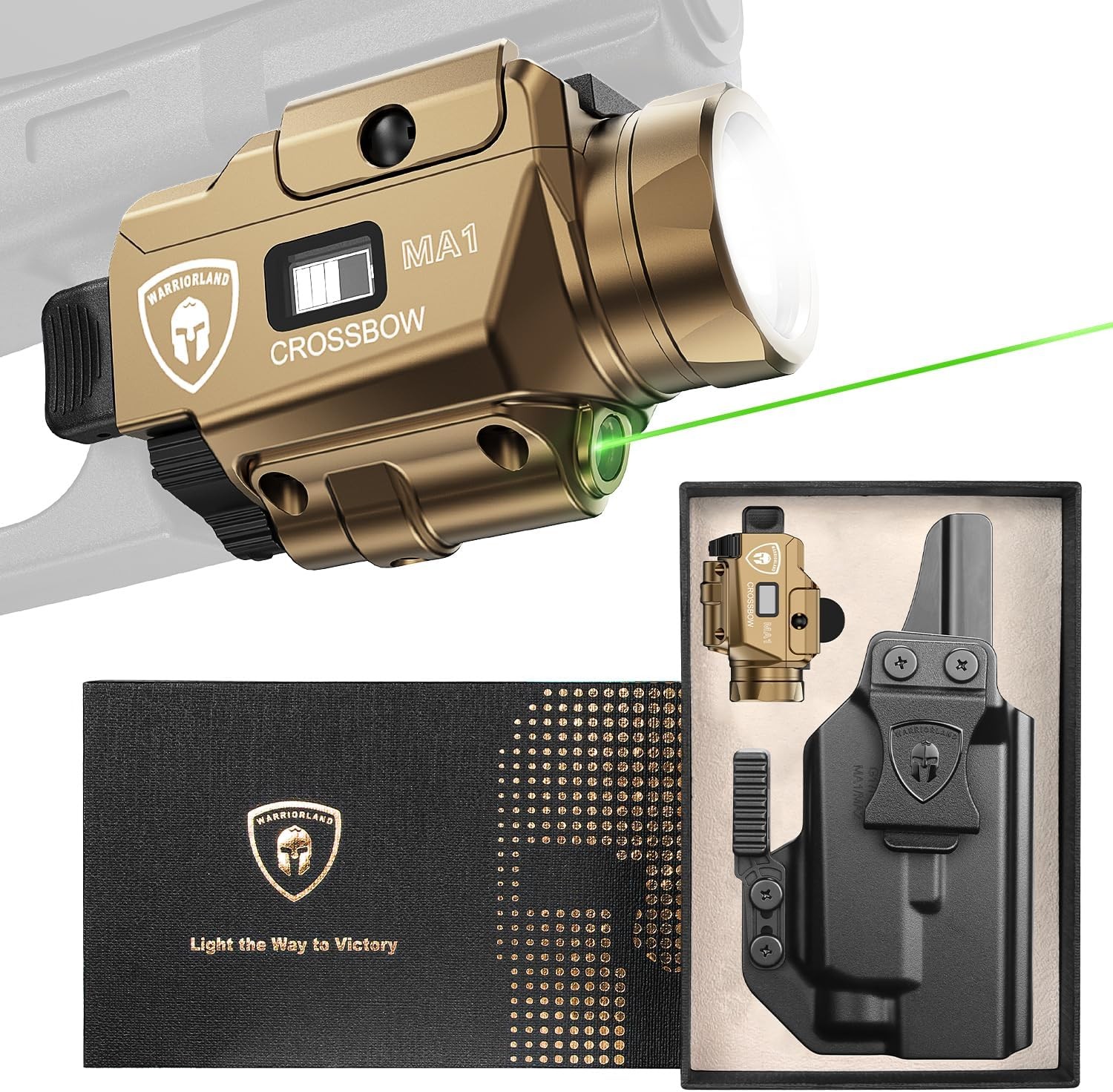 Pistol Light Combo Holster for Glock 17/19 Gen 3-5&G34 Gen 4-5&18/19X/44/45&MOS