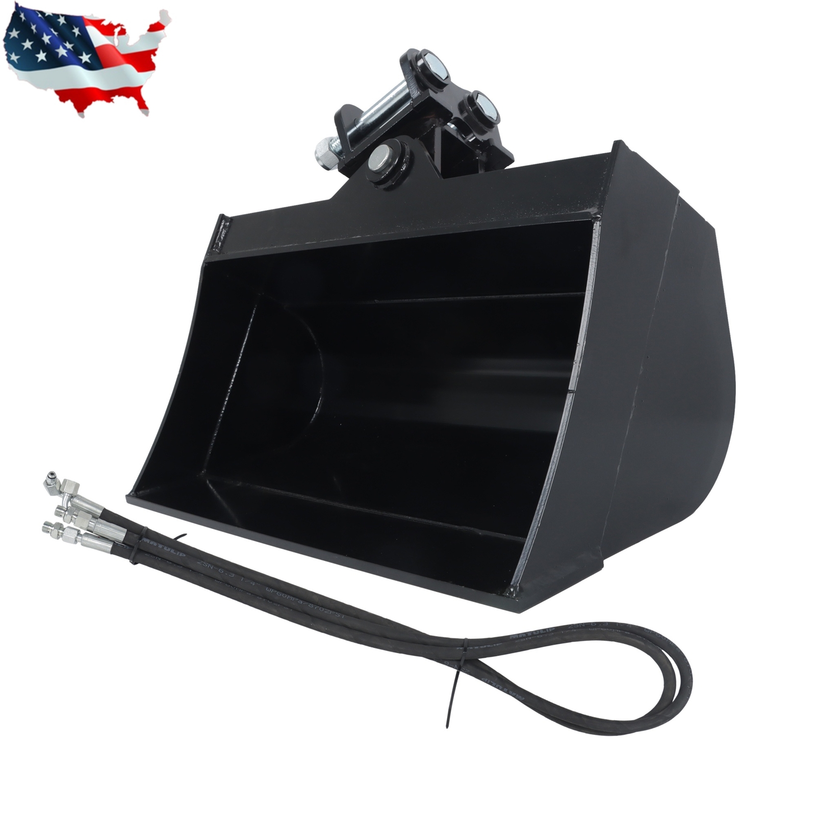 Attachment 600mm Tilting Buckets Bucket for Mini Excavator Digger Crawler W/pins