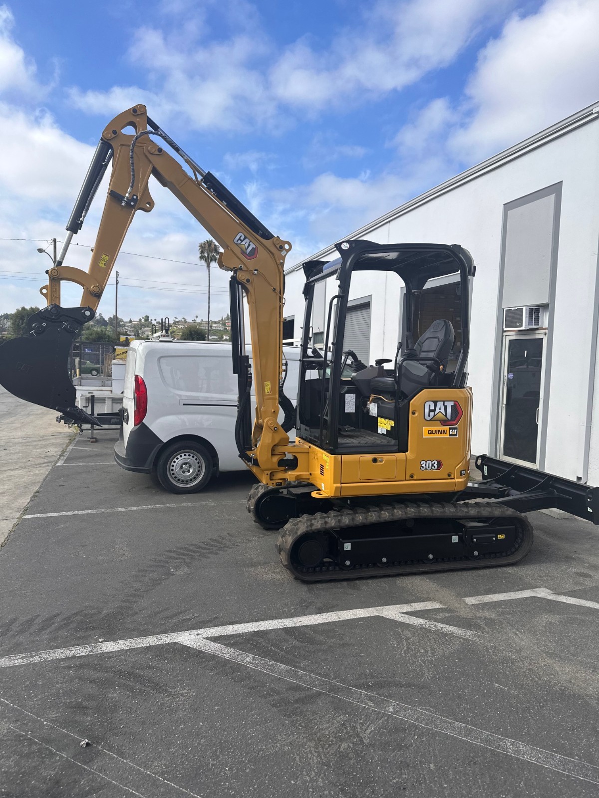 2023 CATERPILLAR 303 CR MINI EXCAVATOR INCLUDES 36″ AND 16″ Bucket