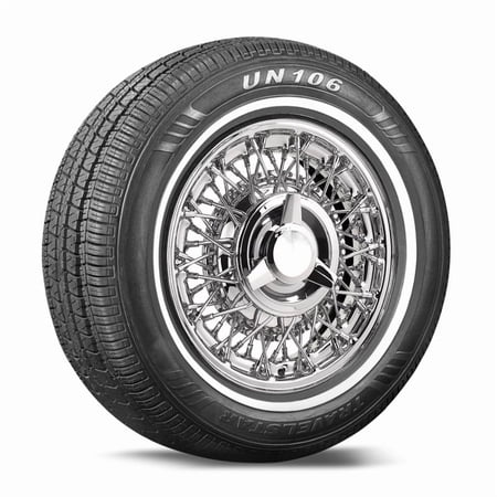 Travelstar UN106 All Season 205/75R15 97S Passenger Tire 205/75/15,White Wall 18mm(Tire Only)