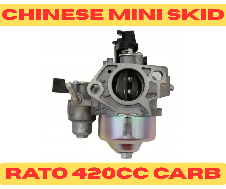 RATO 420cc Carburetor – USA Seller – CONFIRMED FITMENT – Chinese Mini Skid AGT