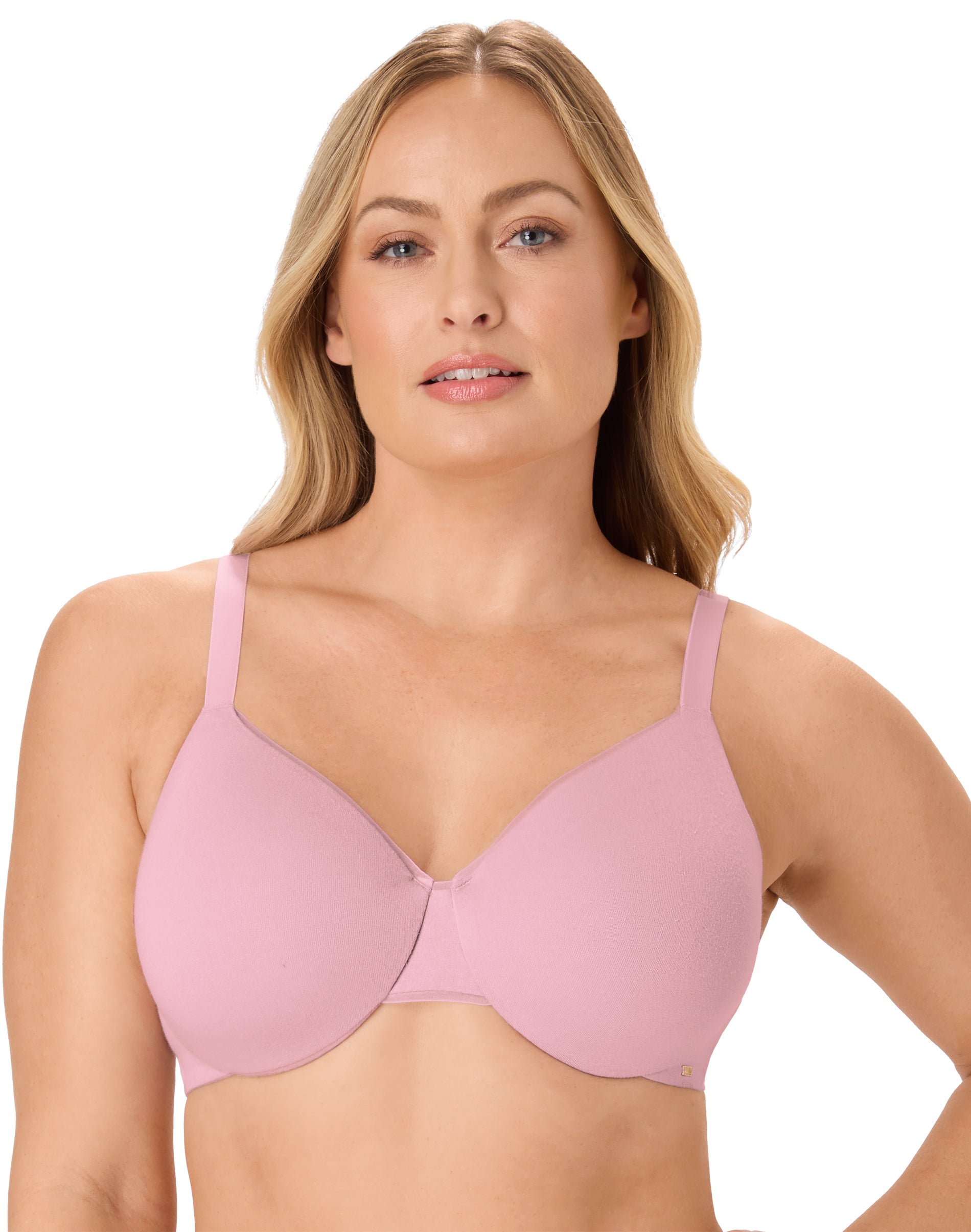 Bali T-Shirt Underwire Bra, Cotton Collection Sugarplum Purple 40C Women’s