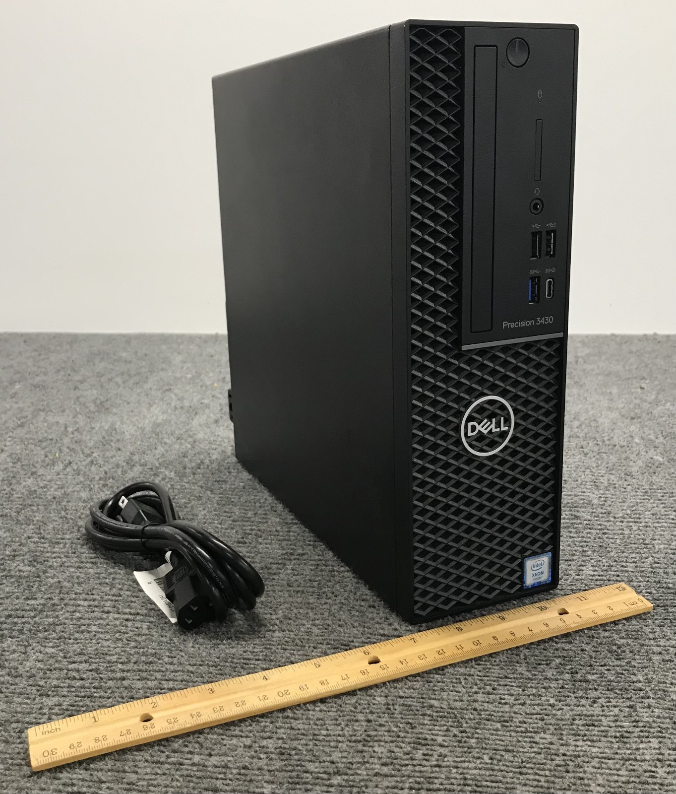 Dell Precision 3430 Desktop E-2146G 8GB RAM 250GB NVMe + 1TB HDD w/Cord