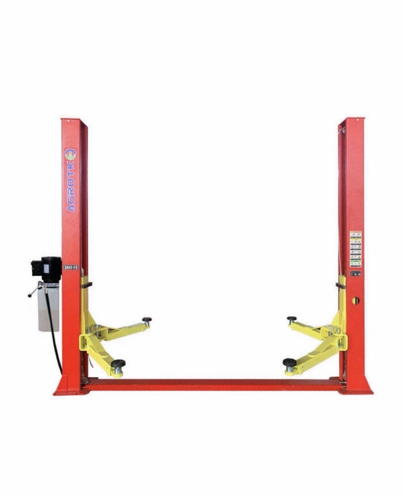 AGT 10000lb 2-Post Hydraulic Auto Car Lift 220V Truck Hoist Symmetric Arms New