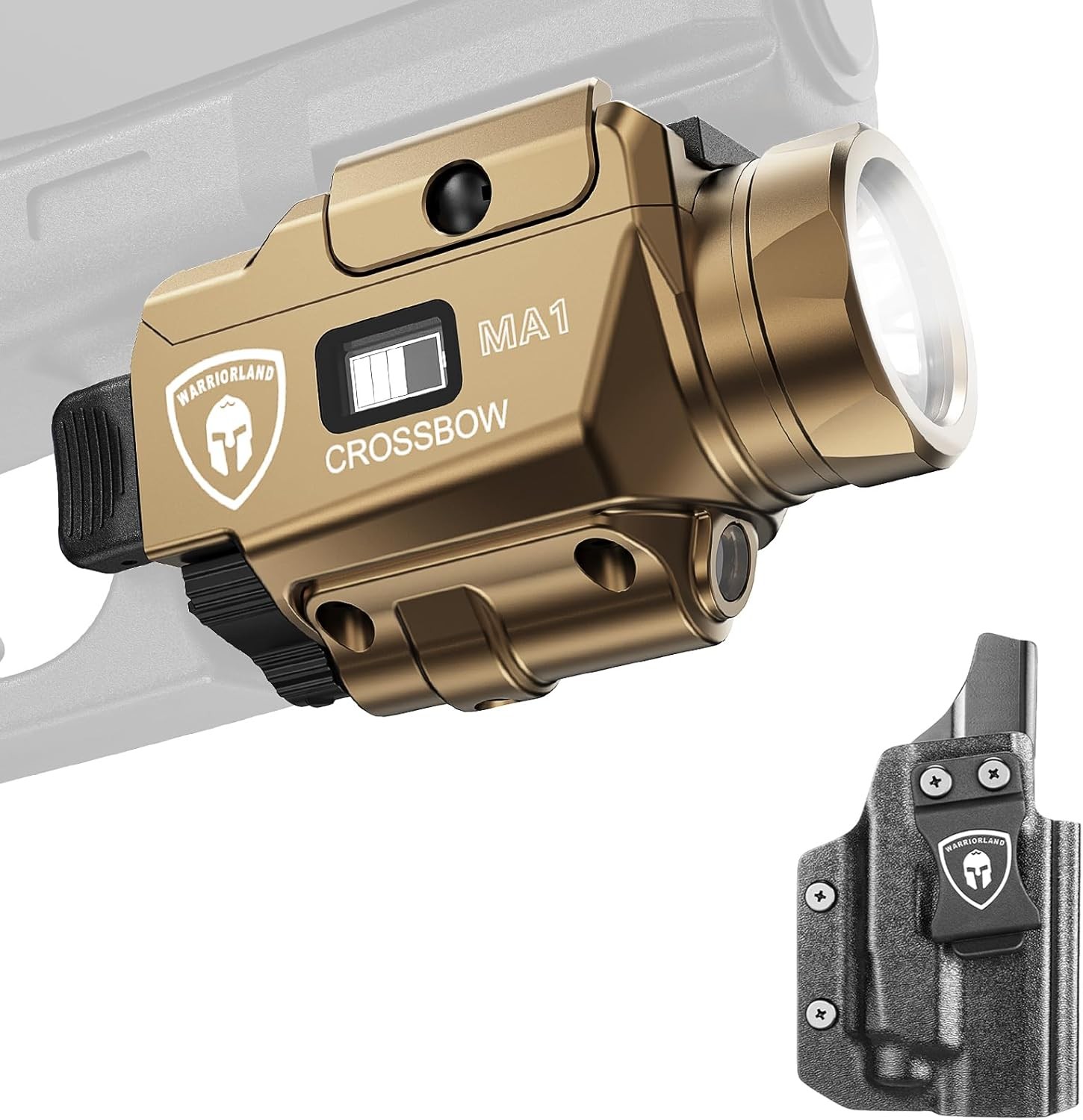 Green Laser LED Tactical Weapon Light, Fits Sig P320 Compact/M18/M17/ Full-Size