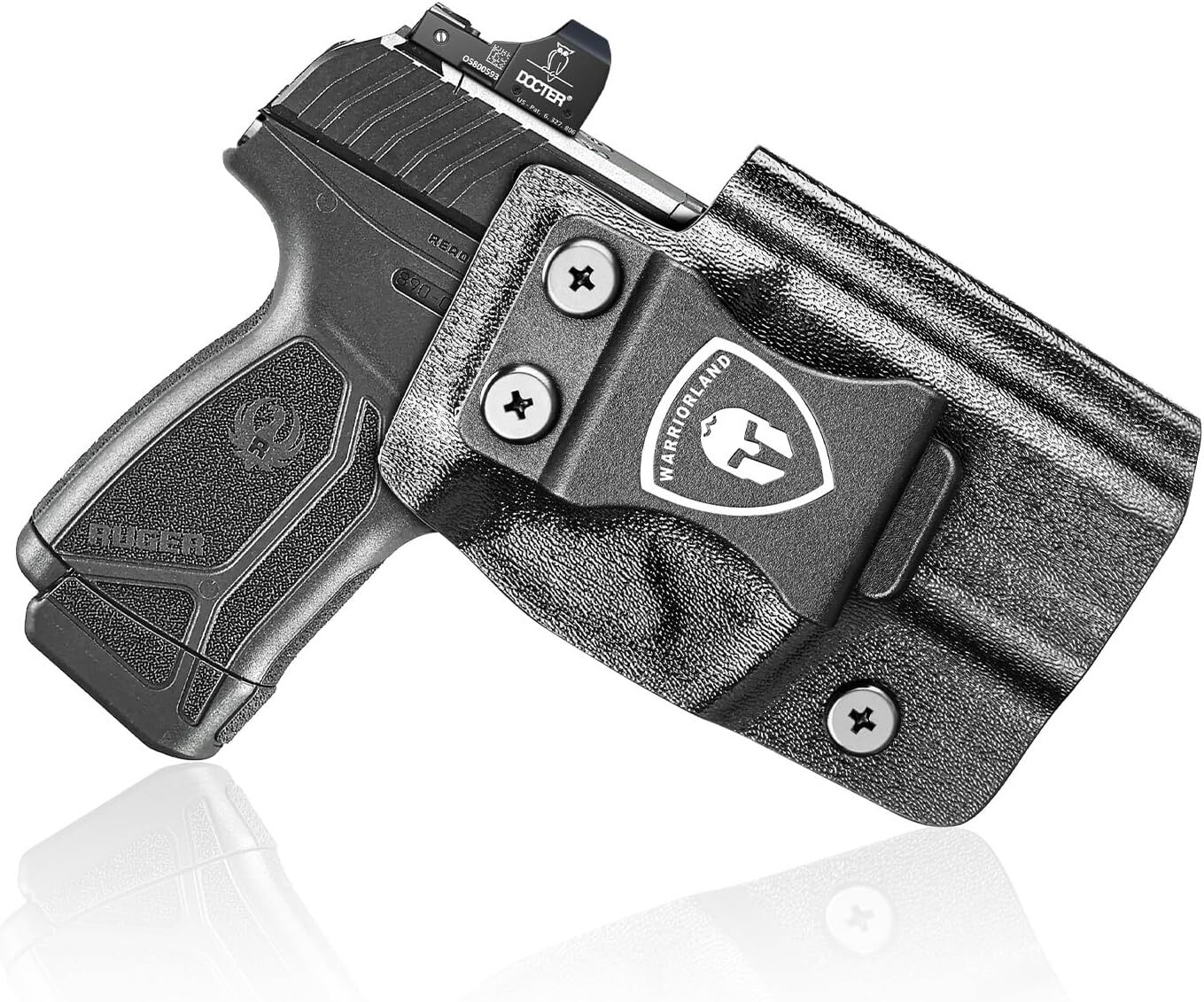IWB Kydex Holster Optics Cut: Ruger Max 9 Pistol, Adj.Retention &Cant Right/Left