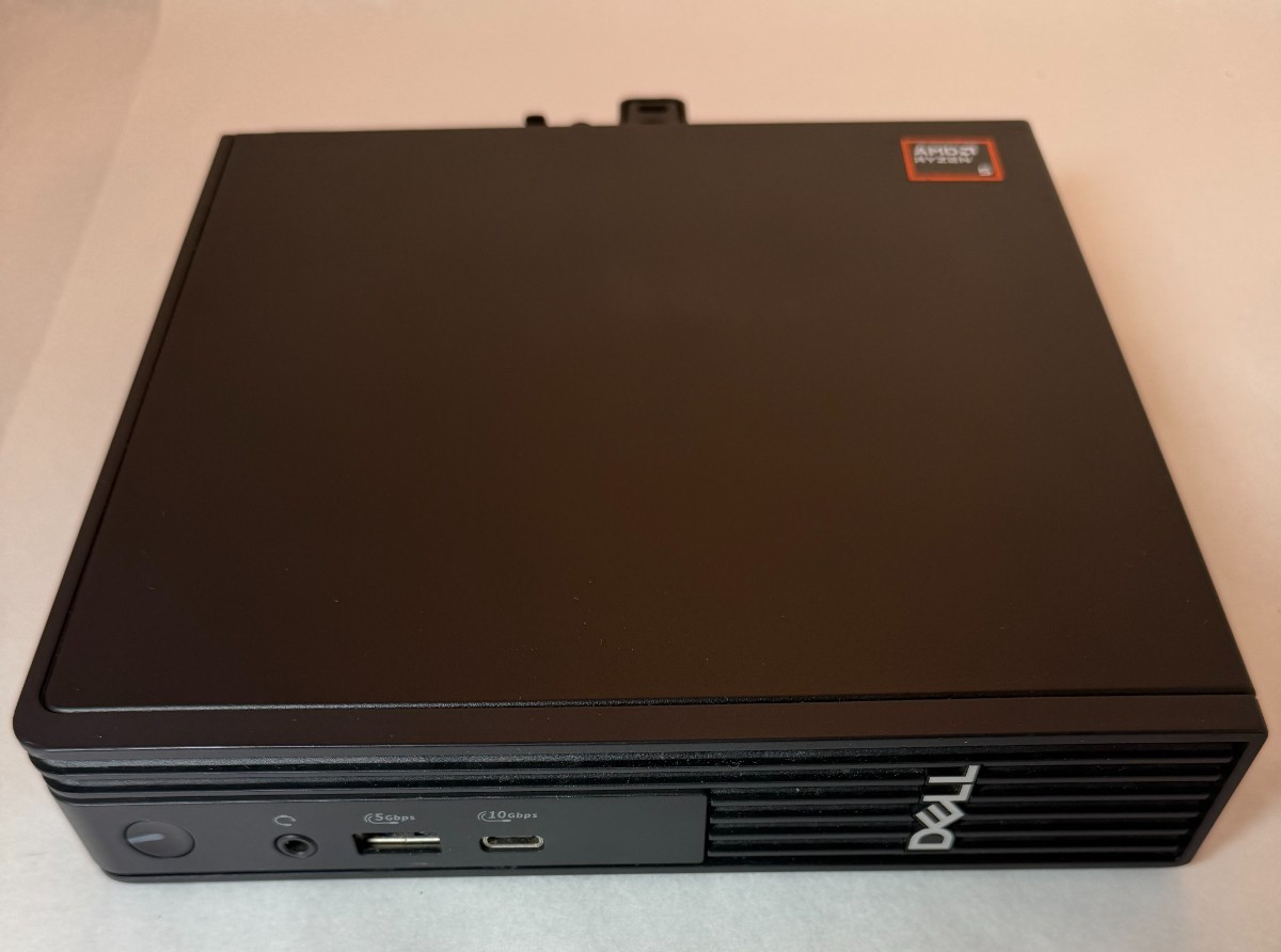 Dell Pro Micro QCM1255 Desktop AMD R5, 16GB RAM, 256GB SSD, Win11P – Wtty Used