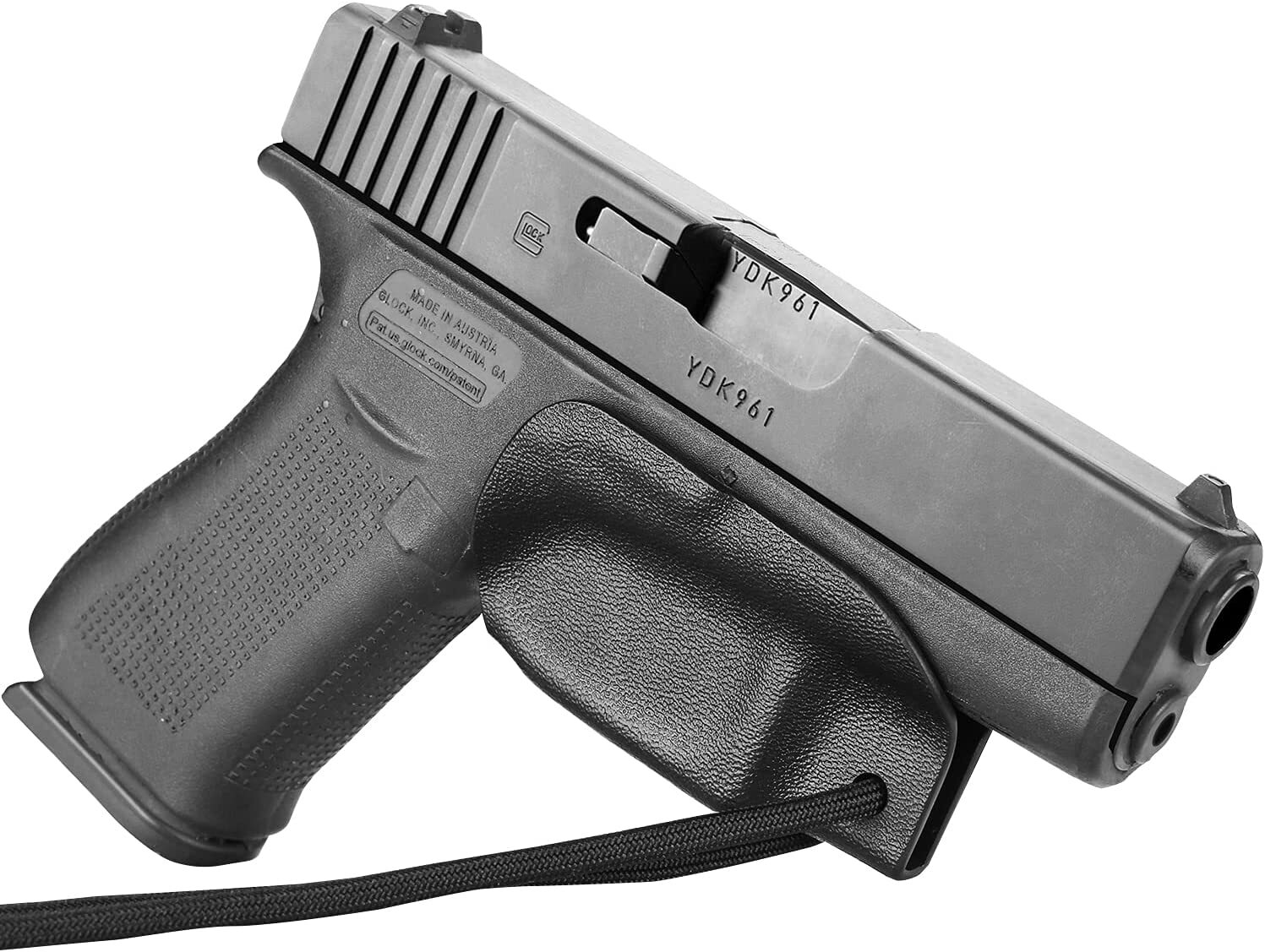 WARRIORLAND Kydex Trigger Guard Holster with Paracord Glock 43 Clock 43X