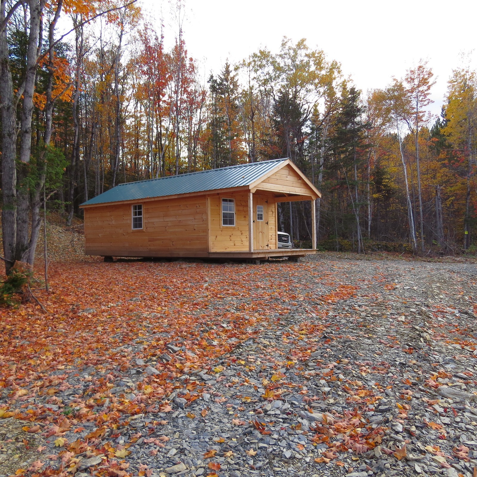 ***OWN 40 ACRES+/- OF LAND IN NORTHERN MAINE WITH A CABIN OVERLOOKING CANADA***