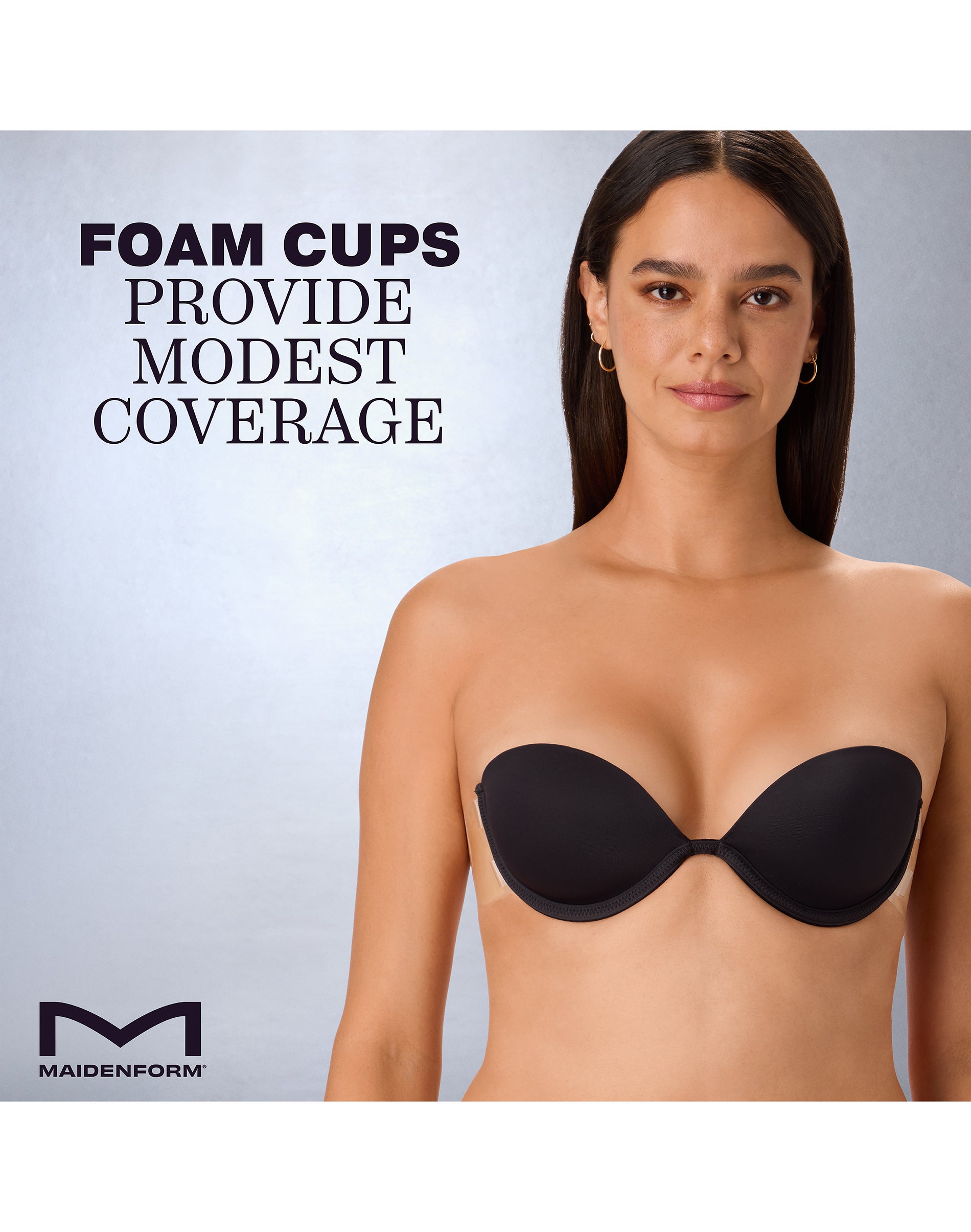 One Hanes Place Maidenform Wireless Wing Bra Black 2