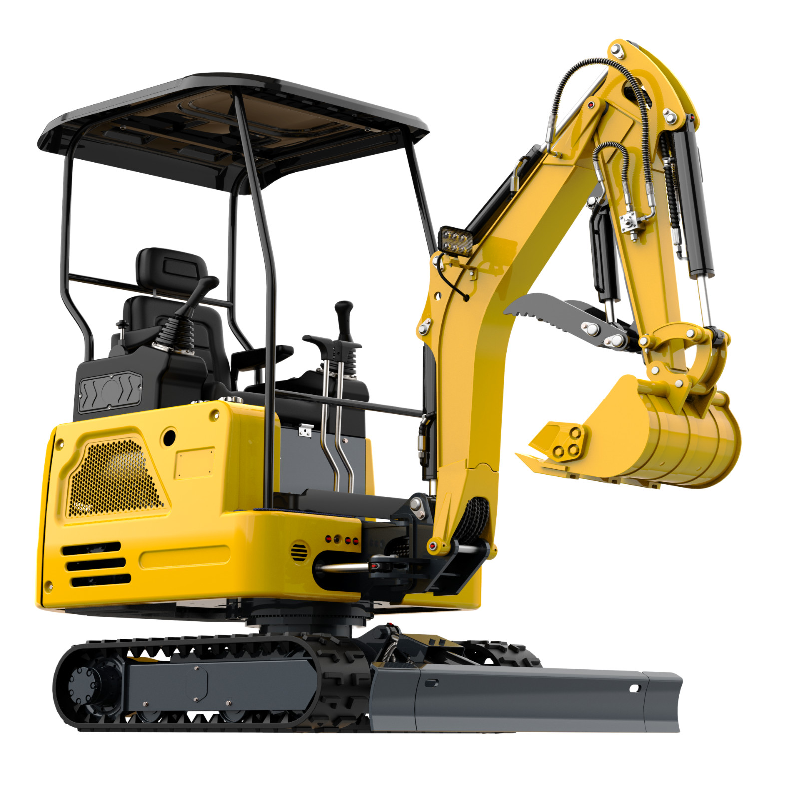 1.8 Ton Mini Excavator Kubota Engine EPA Telescopic Track Side Swing Boom Digger