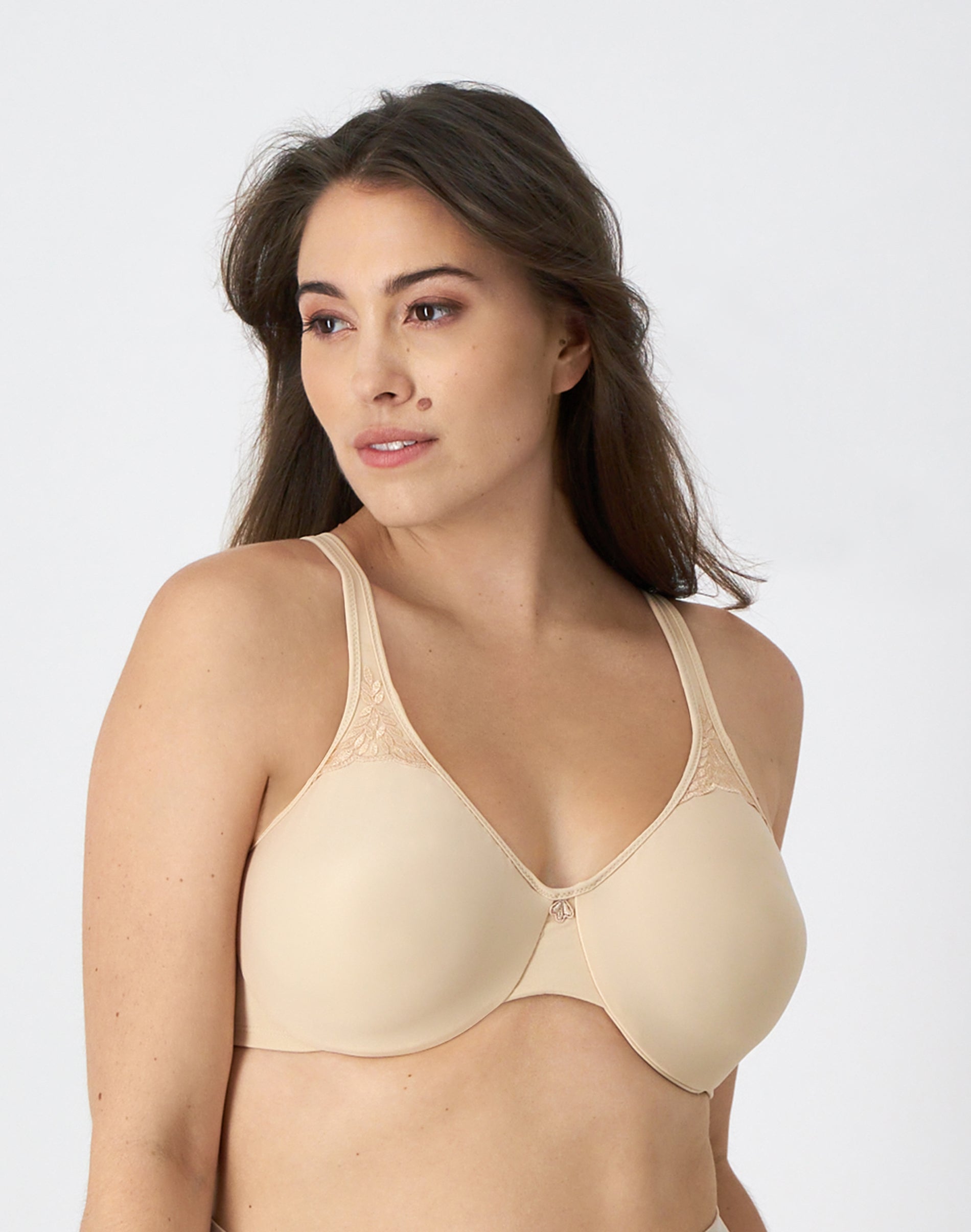 Bali Passion for Comfort Underwire Minimizer Bra Soft Taupe 34DDD Women’s