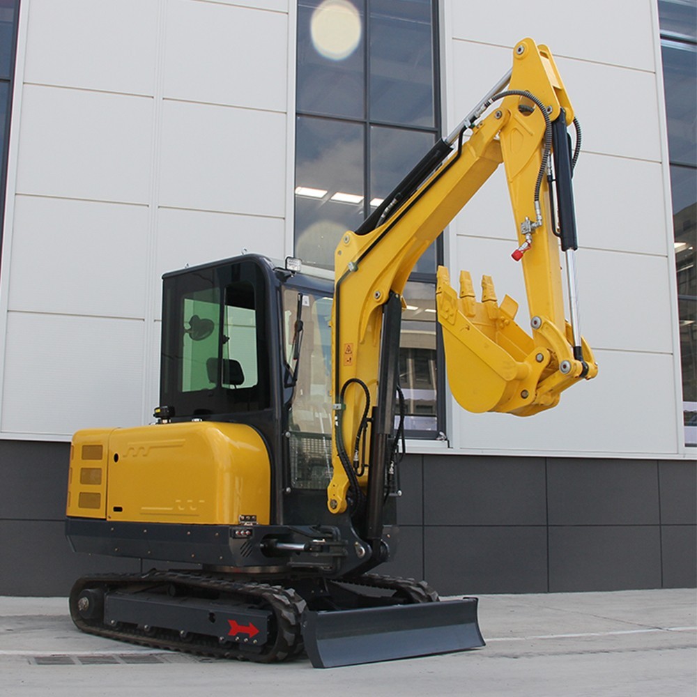 R350 3.5 Ton Mini Excavator Kubota Diesel A/C Cab Side Swing Hydraulic Thumb