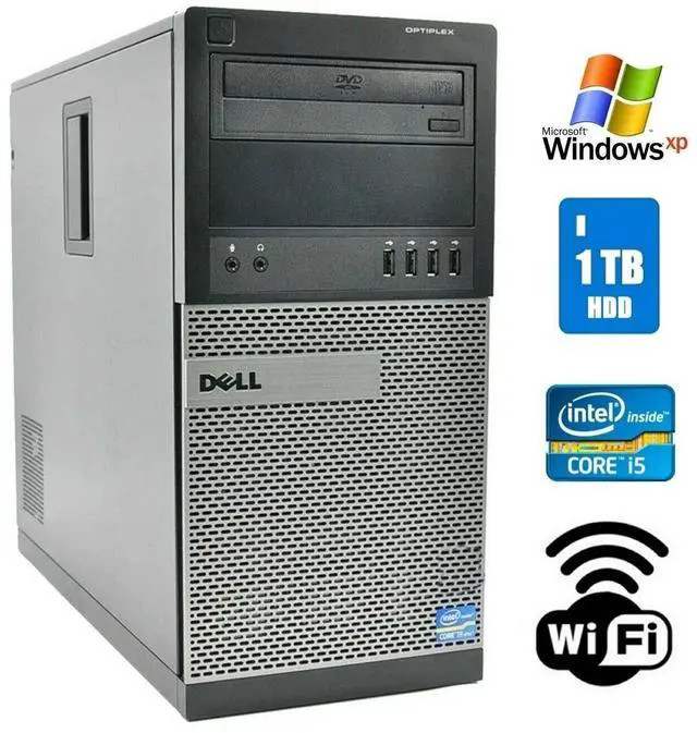Dell OptiPlex Mini Tower Desktop Intel Core i5 4GB RAM 1TB HDD Windows i5-2400