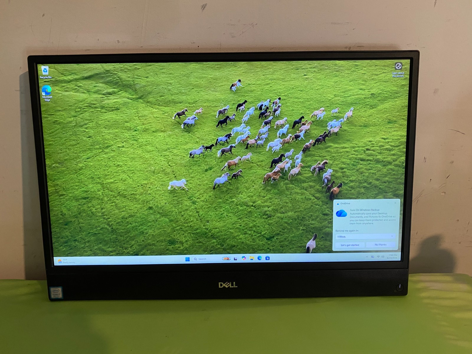 Dell OptiPlex 5260 21.5″ AIO   i7-8700 4.6GHz 16GB RAM 512GB SSD WIN11 Pro WiFi