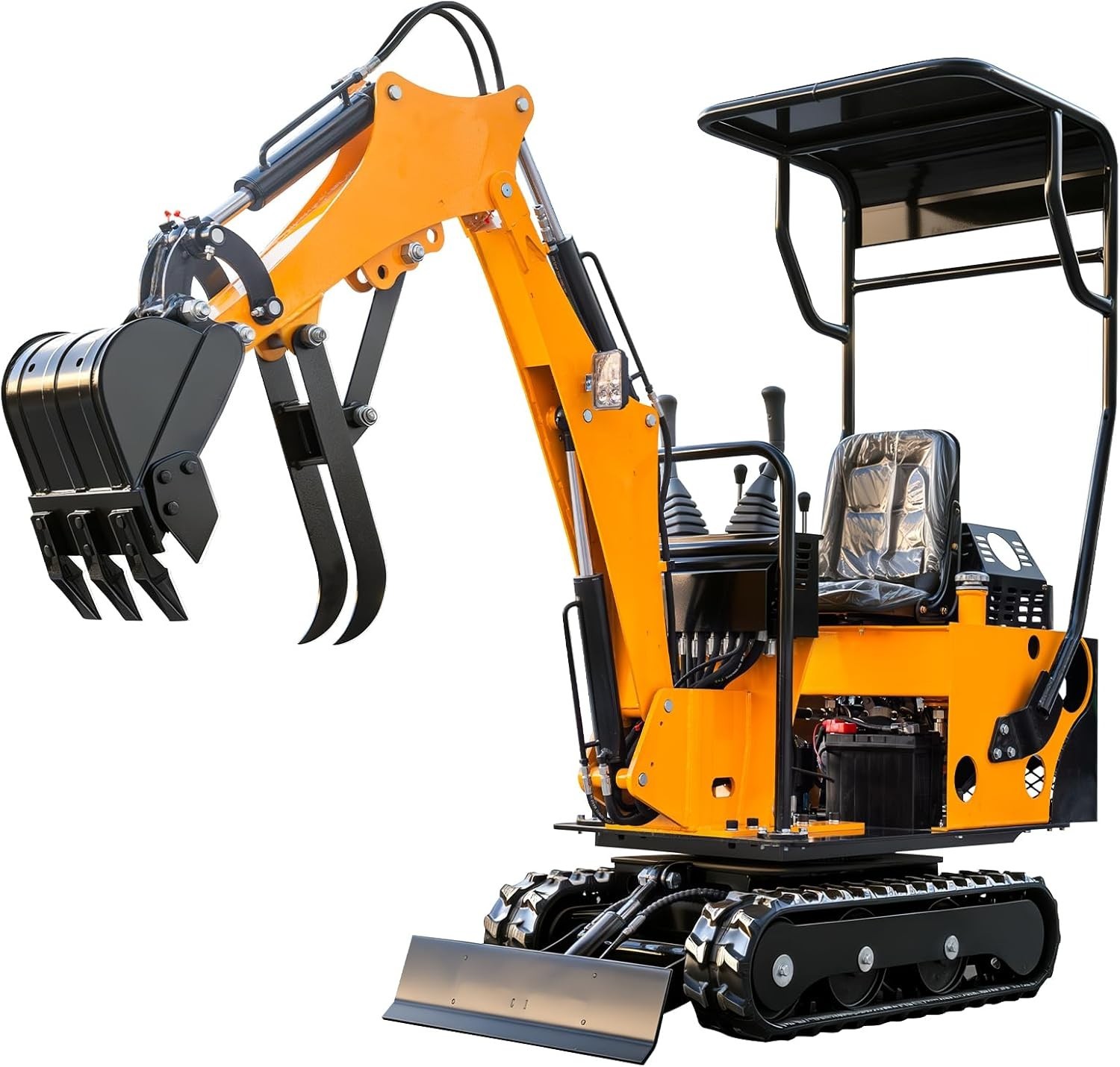 0.8Ton Mini Excavator with 13.5HP Gasoline Engine Compact Crawler Digger