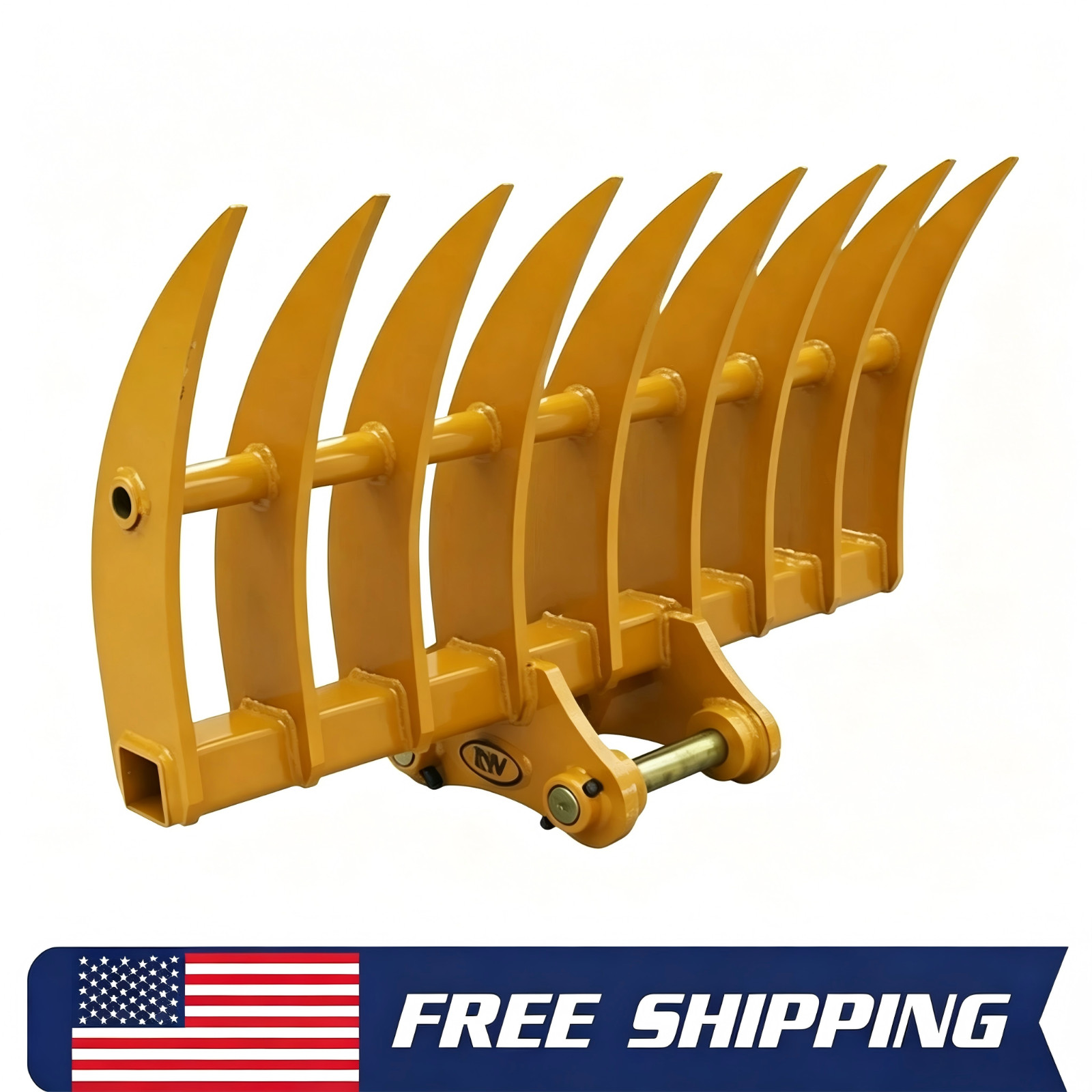 Cat 305 306 Mini Excavator Root Rake Heavy Duty Land Clearing Digger Attachment
