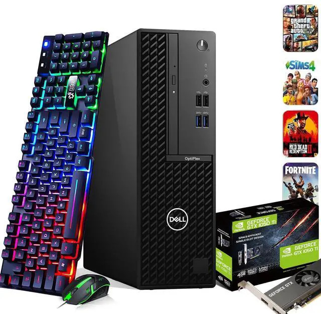 Dell OptiPlex 3080 SFF Desktop i5-10500 16GB RAM 512GB SSD NVIDIA GT1030
