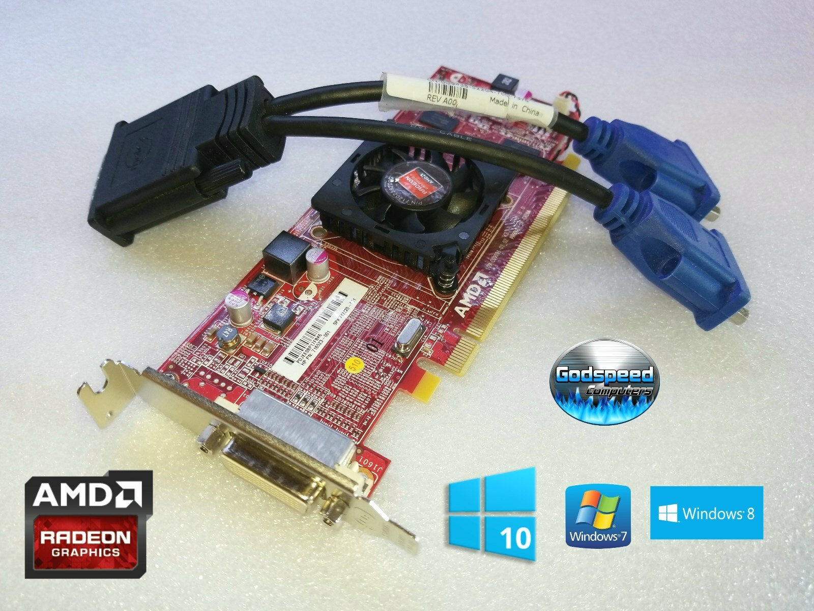 1GB Dell Optiplex SFF 3010 3020 7010 7020 9010 9020 Dual Monitor VGA Video Card