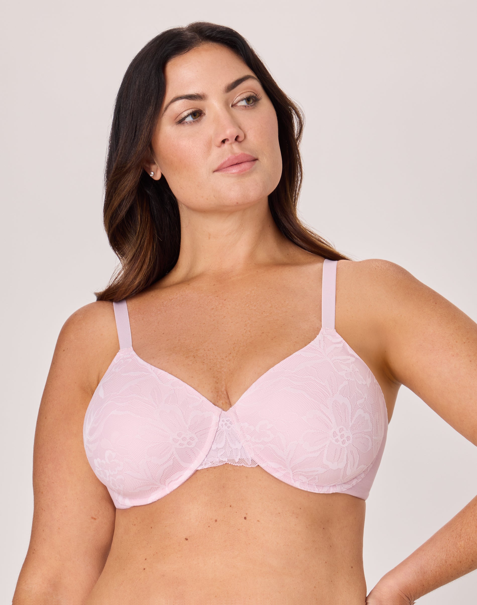 Bali Breathe Women’s T-Shirt Underwire Bra Raspberry Icing 40DD