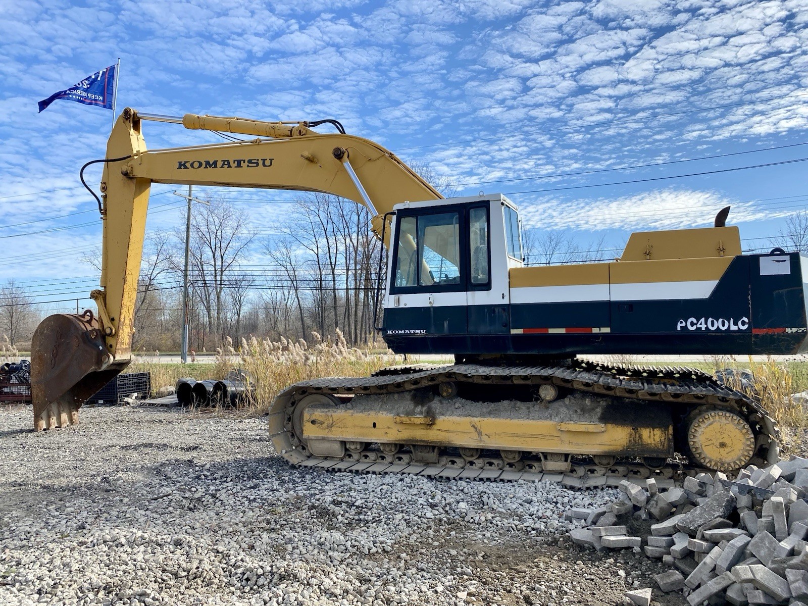 Komatsu PC400LC Hydraulic Excavator 1989/90 7611 hrs