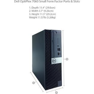 Dell Optiplex 7060 SFF i5-8500 3.00GHZ 8GB 2000GB SSD Windows 11 Pro