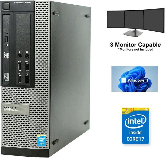 Dell OptiPlex 9020 SFF Desktop Intel Core i7 32GB RAM 1TB SSD W11 Pro i7-4770