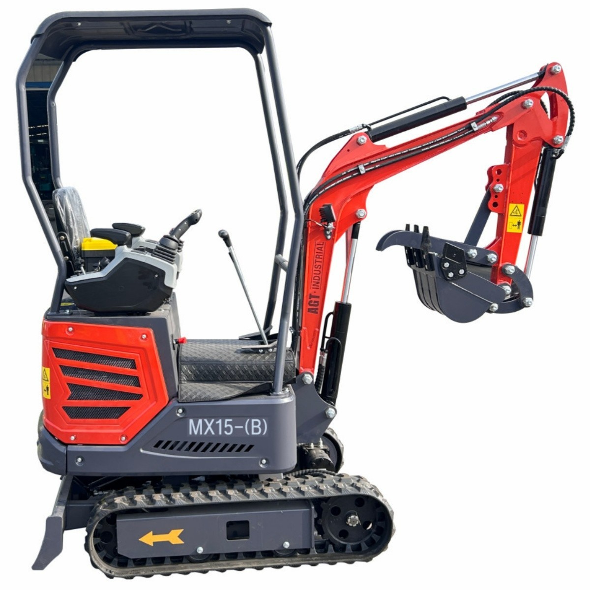 Agrotk Track Mini Excavator Digger B&S Gas Engine Pilot Control System 1 Ton NEW