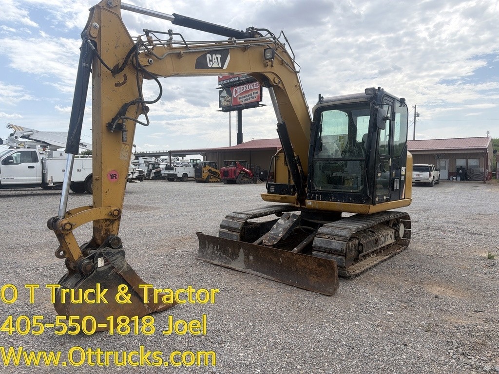 2017 Caterpillar 307E2 Excavator Track Hoe Cab A/c 3275 Hours 50Hp Used