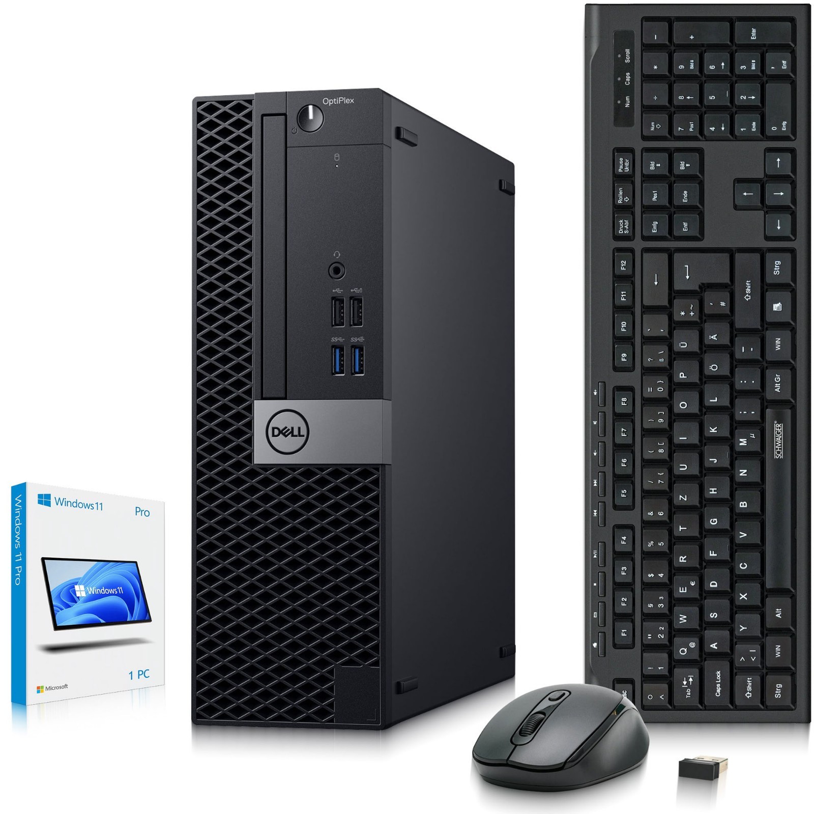 Dell Optiplex 3050 Desktop PC Intel Core i5-7th Gen 32GB RAM 1TB SSD WiFi Win 11