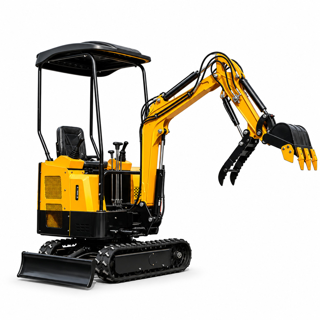 Free Ship1.5 Ton Mini Excavator Digger 13.5HP B&S Gas Engine Tracked Crawler