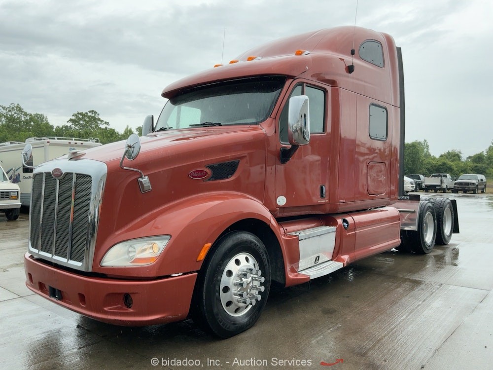 2015 Peterbilt 587 T/A HR Sleeper Semi Truck Tractor Paccar MX-13 A/R bidadoo