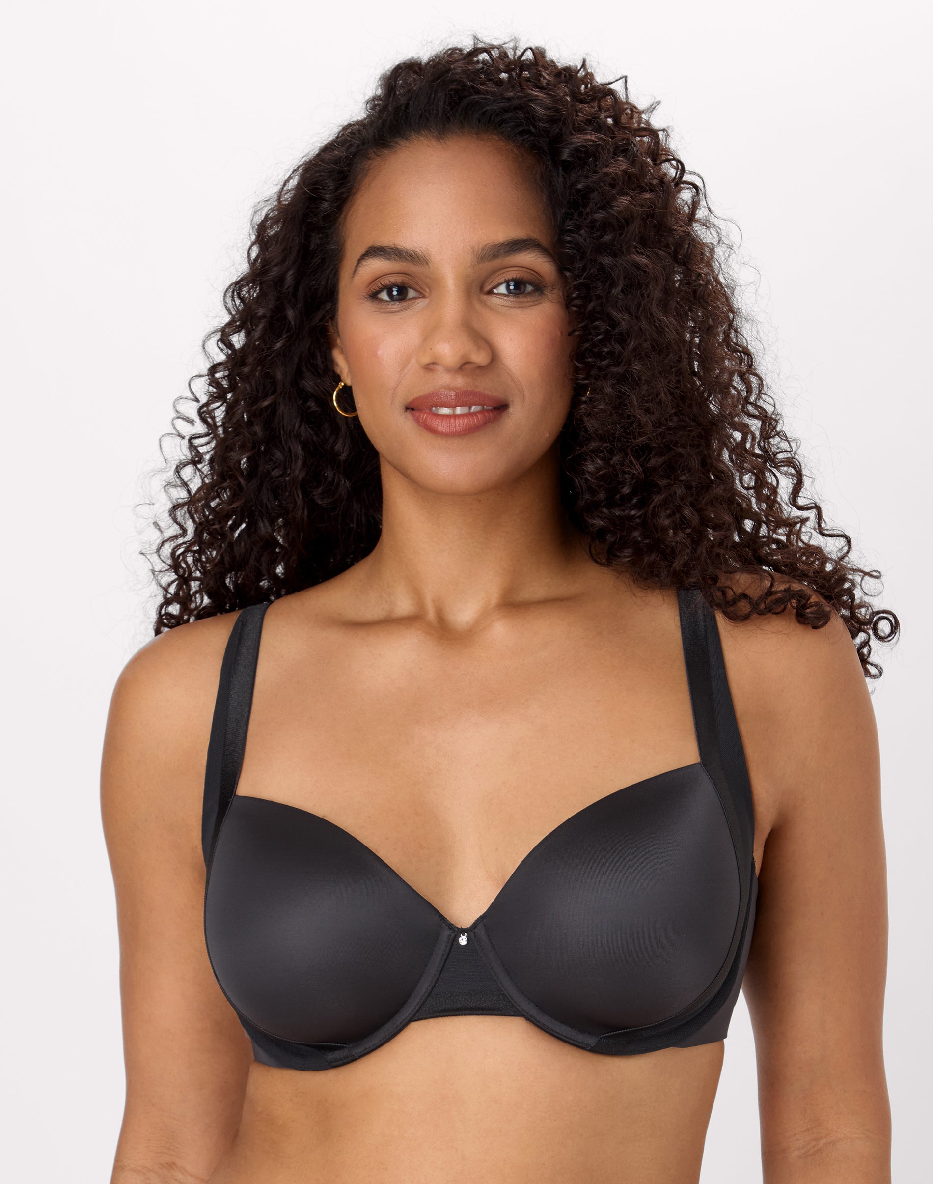 Bali Flawless Fit Women’s Underwire Bra, Full-Coverage T-Shirt Black 40D