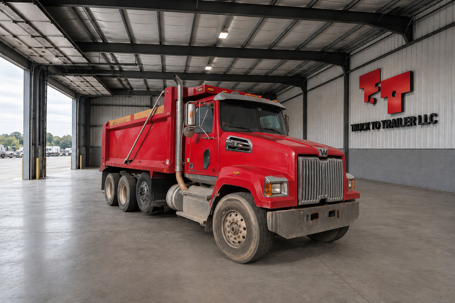 2022 Western Star 4700SF Tri-Axle Dump Truck – DD13 505HP – 8LL