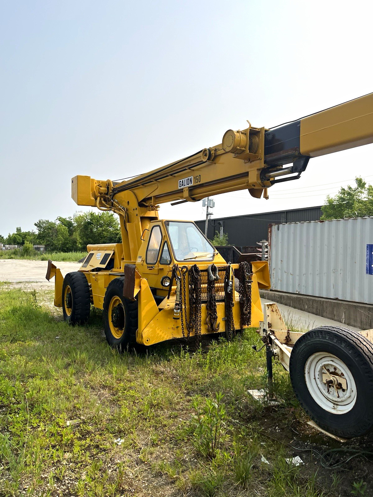 Galion 150A Rough Terrain Hydraulic Crane 1970 4870 Hours Serial C-150A-DO1