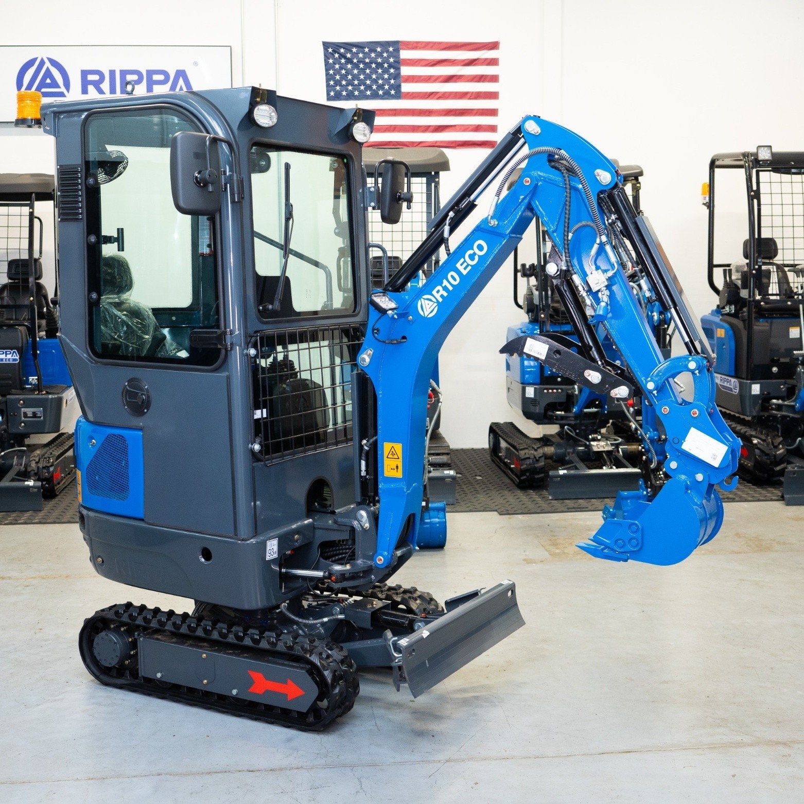 RIPPA R10 EXCAVATOR, KUBOTA Z482, 2 YEAR WARRANTY INCLUDED