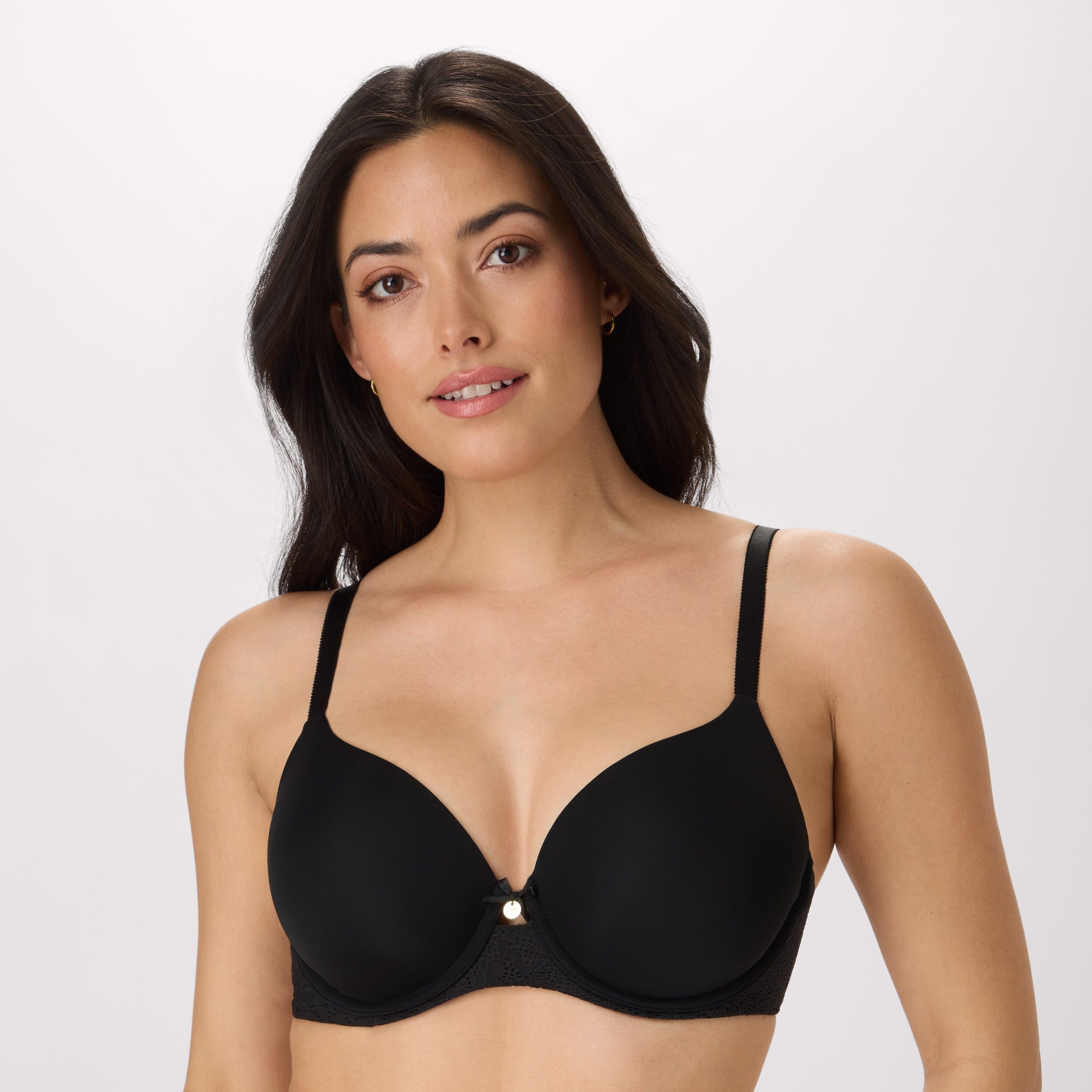 Maidenform One Fab Fit Custom Lift Underwire Bra Black 36C Women’s