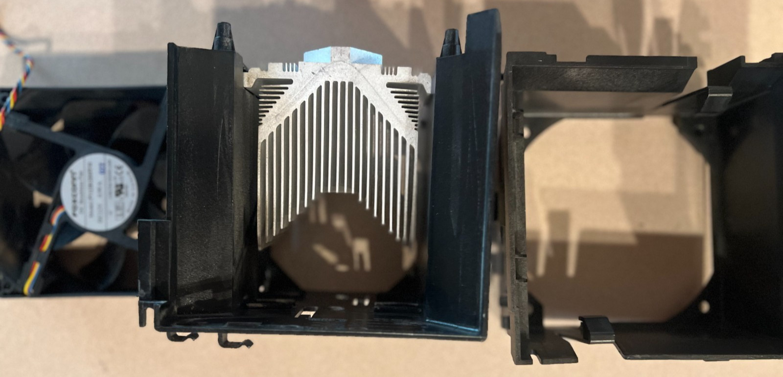 Genuine Dell Optiplex 960 980 MT CPU Heatsink & Fan W/ Shroud Tested