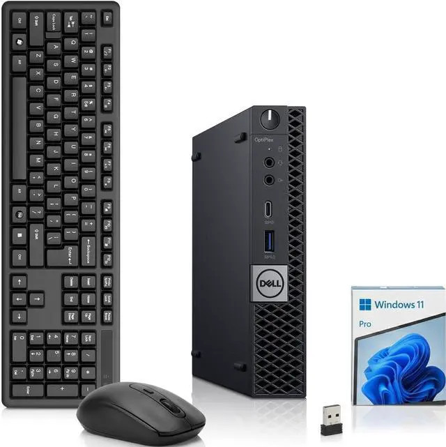 Dell Optiplex 7060 Business Desktop Micro i5-8500T 32GB RAM 256GB SSD Display