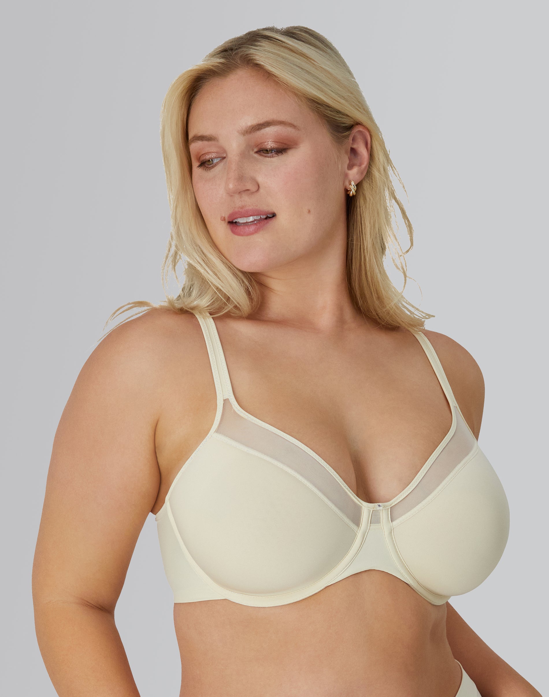 Bali One Smooth U Ultra Light Underwire Bra Beige 36B Women’s