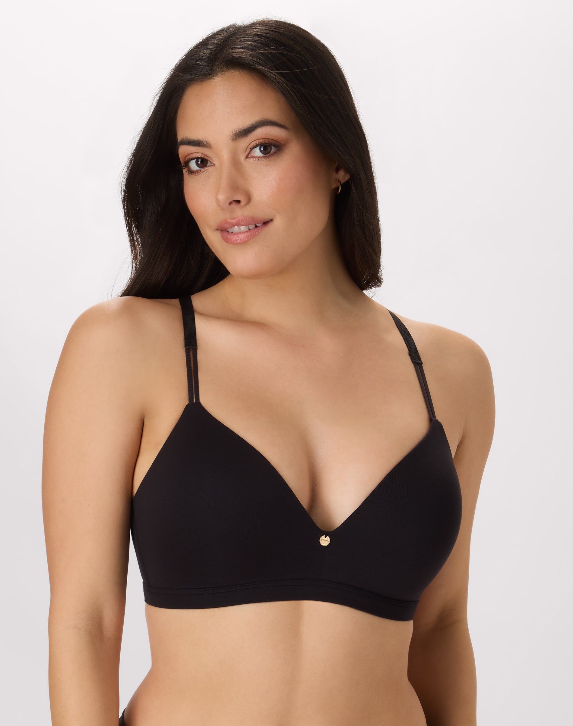 Maidenform Everyday Luxe Wireless T-Shirt Bra Black 38D Women’s