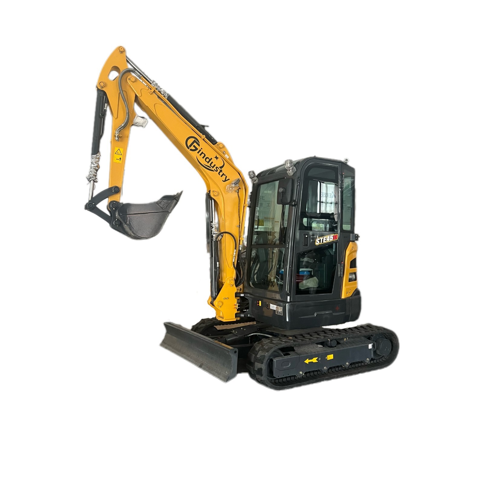 AGT 3.8 Ton, Yanmar Diesel Engine Mini Excavator w/ Hydraulic Thumb | STE45SR