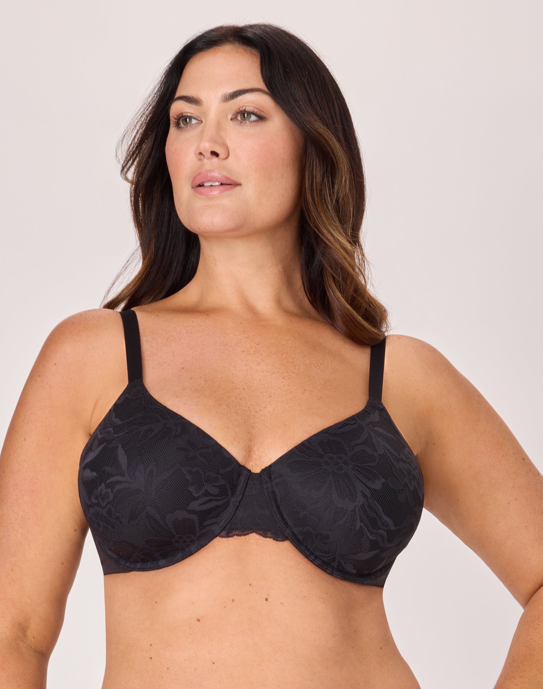 Bali Breathe Women’s T-Shirt Underwire Bra Black 40D