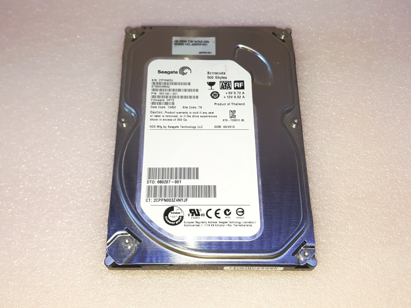 Dell Optiplex 760  – 500GB  SATA Hard Drive w/ Windows Vista Home Premium 64 Bit