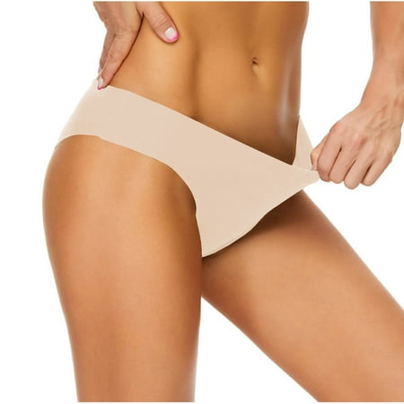 BLTIBY Women’s Period Swimwear Briefs Bikini Bottoms Menstrual Leakproof Swimsuit Panties Breathable Comfortable Bottom for Teen Girl Beige M