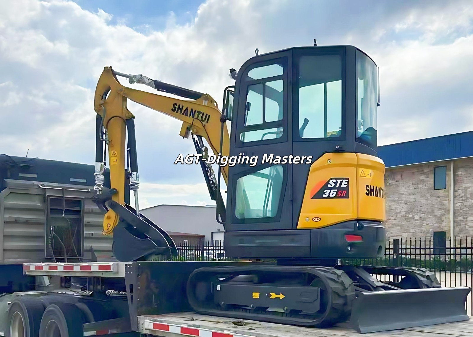 6171 lbs SHANTUI STE35SR Excavator Hydraulic Thumb Yanmar Diesel Engine Warm Air