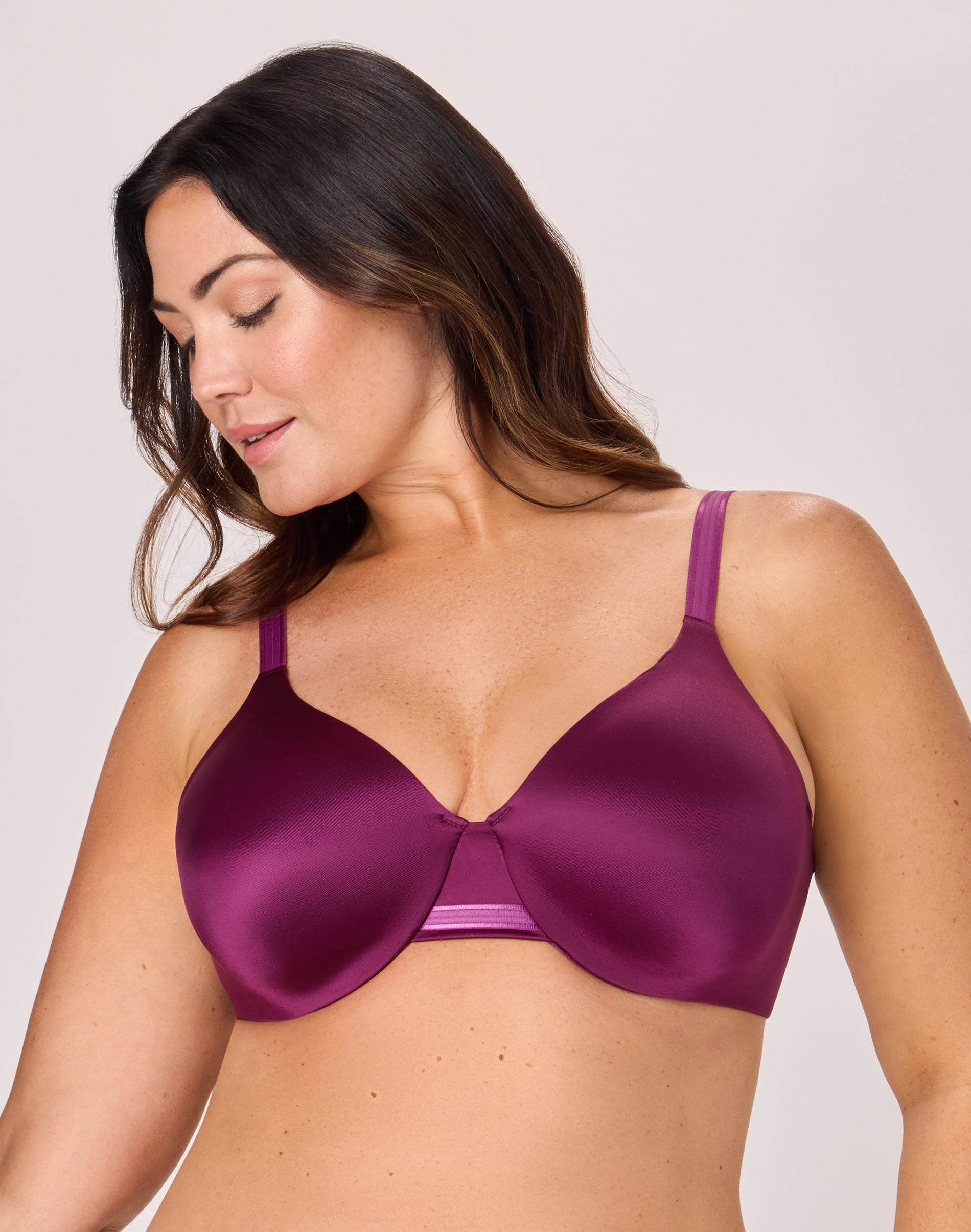 Bali One Smooth U Smoothing & Concealing Underwire Bra Autumn Orchid 38D Women’s
